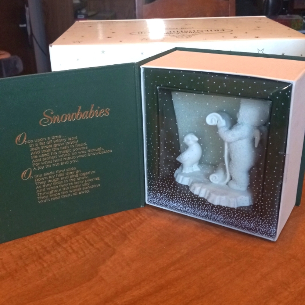 Department 56 Snowbabies Winter Tales "Are You On My List?"